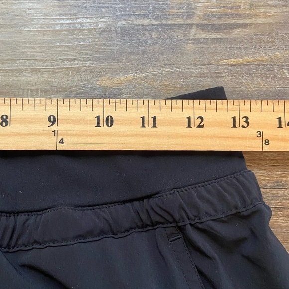 Athleta Attitude Women’s Joggers Pants Size 0 XS Color Black Ruched Semi Fitted - Picture 6 of 11